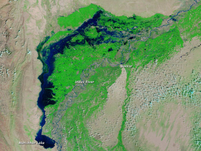nasa images show large area of land still submerged