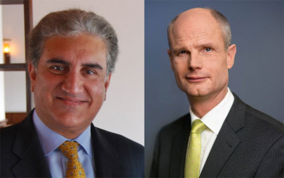 qureshi discusses bilateral matters with dutch fm qureshi discusses bilateral matters with dutch fm