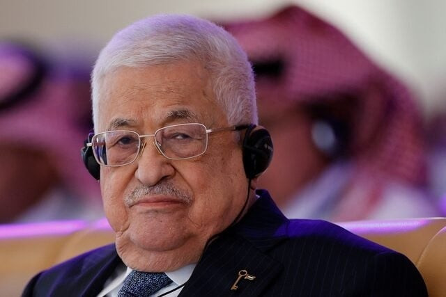 palestinian president mahmoud abbas attends the world economic forum wef in riyadh saudi arabia april 28 2024 photo reuters palestinian president mahmoud abbas attends the world economic forum wef in riyadh saudi arabia april 28 2024 photo reuters