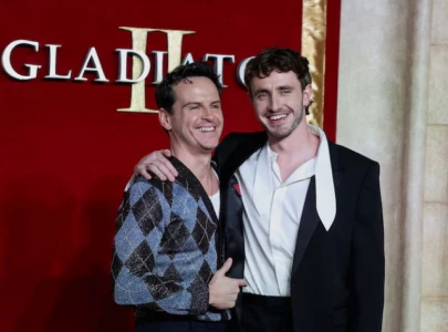 paul mescal and andrew scott steal the show at gladiator ii london premiere