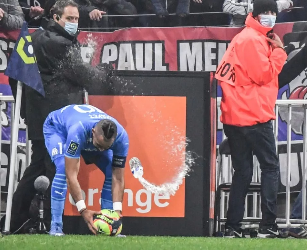 payet struck by bottle again payet struck by bottle again