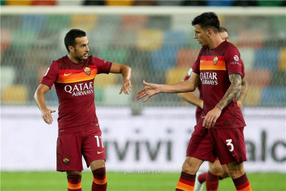 pedro rocket hands roma first win of new serie a season