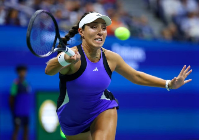 jessica pegula of the us in action during her quarter final match against poland s iga swiatek in us open at flushing meadows new york united states on september 4 2024 photo reuters jessica pegula of the us in action during her quarter final match against poland s iga swiatek in us open at flushing meadows new york united states on september 4 2024 photo reuters