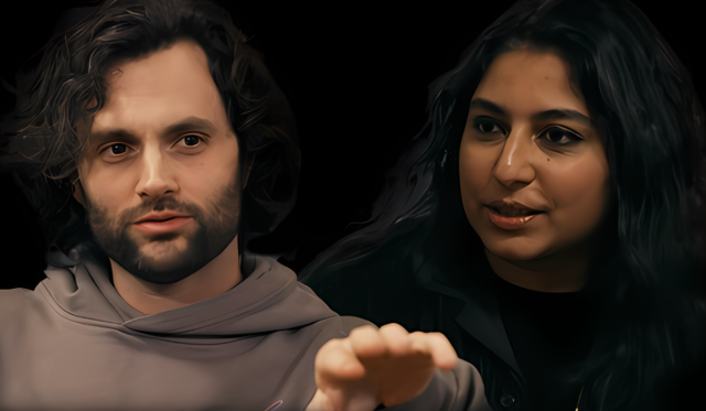 arooj aftab you star penn badgley team up for unexpected collab arooj aftab you star penn badgley team up for unexpected collab