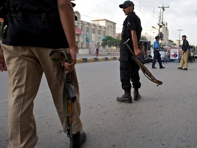 a file photo of peshawar police personnel photo express