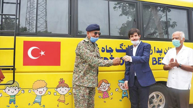 turkey donates school bus to balochistan turkey donates school bus to balochistan