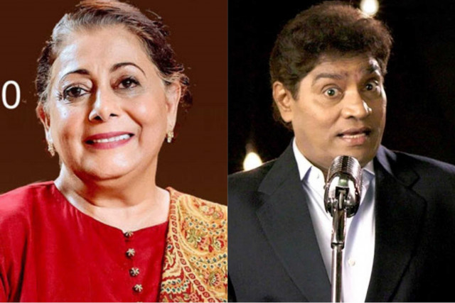 simi raheel shares fan moment with johny lever simi raheel shares fan moment with johny lever