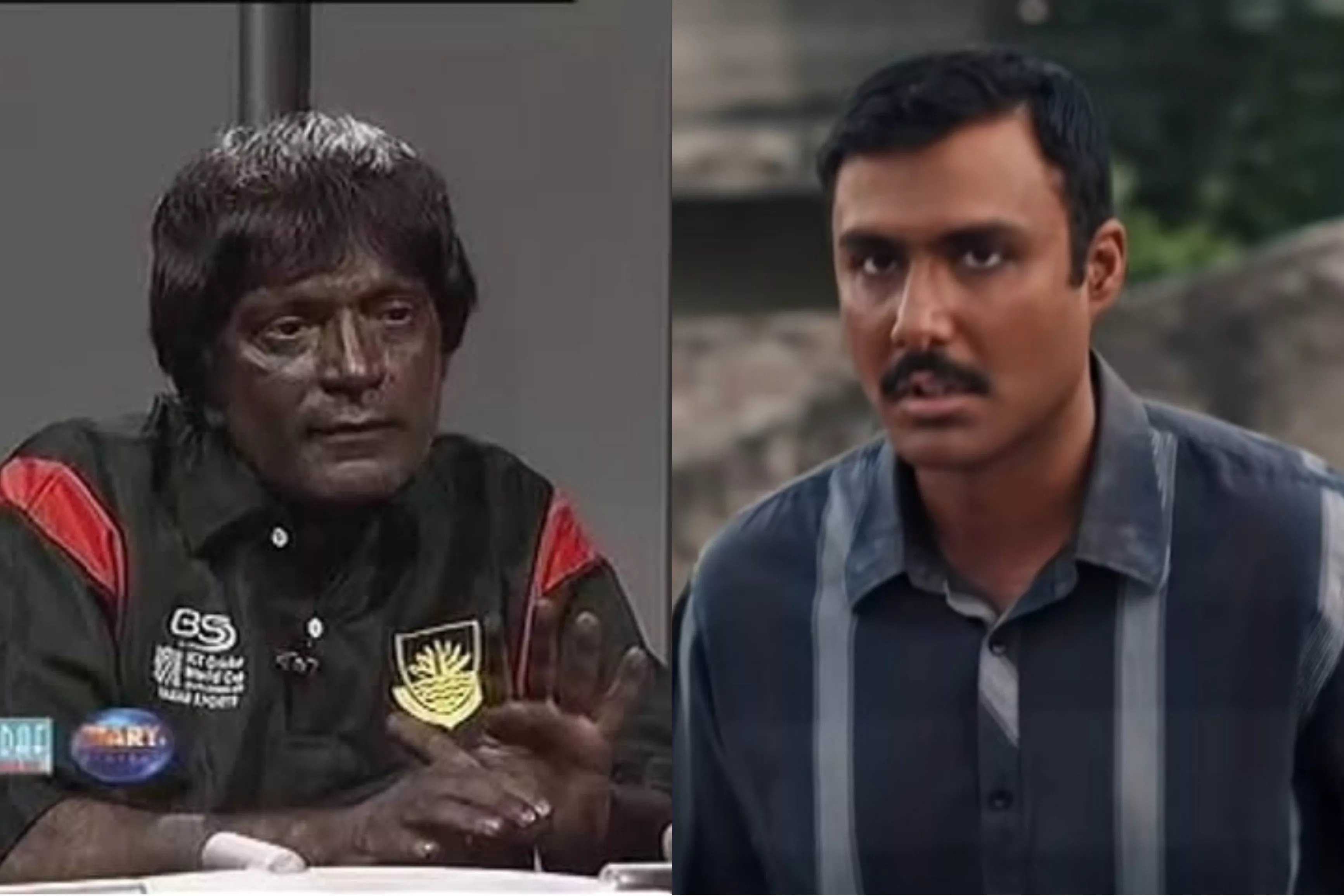 moin akhtar portraying a bangladeshi cricketer in loose talk left and ahmed ali akbar in parizaad right moin akhtar portraying a bangladeshi cricketer in loose talk left and ahmed ali akbar in parizaad right