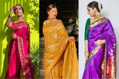five celebrities rocking the royal look in opulent banarsi saris