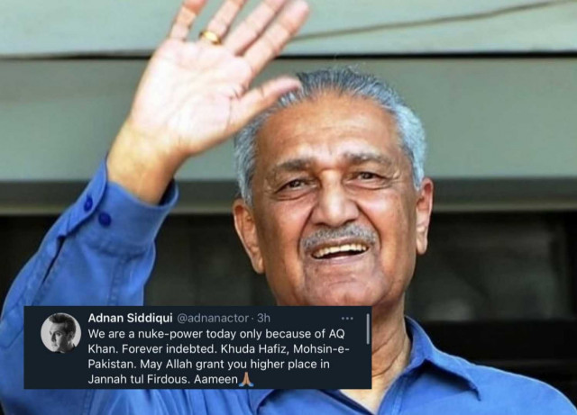 celebrities mourn the passing of nuclear scientist dr abdul qadeer khan celebrities mourn the passing of nuclear scientist dr abdul qadeer khan