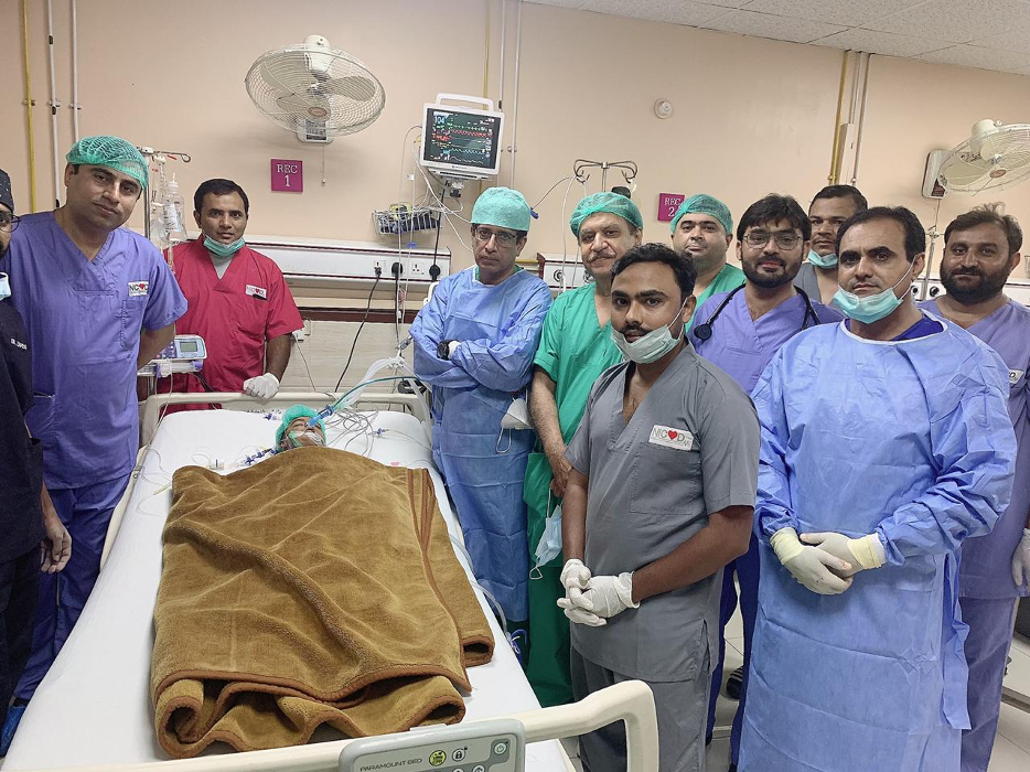 first paeds open heart surgery at nicvd tm khan