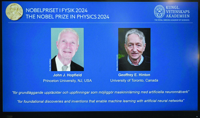 duo wins physics nobel for foundational ai breakthroughs duo wins physics nobel for foundational ai breakthroughs