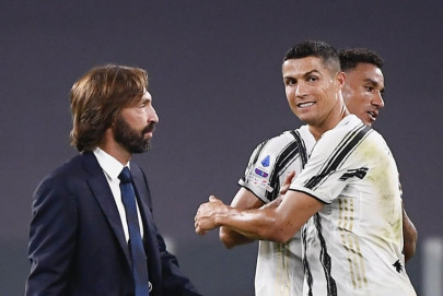 ronaldo did talking on the pitch before declining interview pirlo