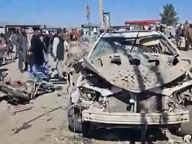 the explosion in pishin caused damage to surrounding area and vehicles and targeted the electoral office of a political party photo express