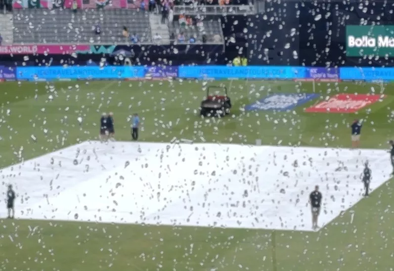 the pitch at nassau county international stadium has been put under covers photo express