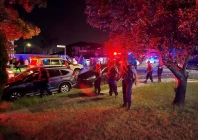 police at the scene following a stabbing at christ the good shepherd church in the suburb of wakeley in sydney australia april 15 2024 photo reuters