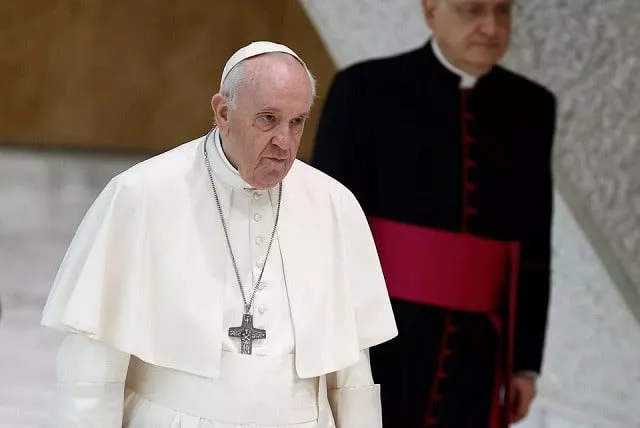 pope francis holds the weekly general audience at the paul vi hall at the vatican march 2 2022 photo reuters pope francis holds the weekly general audience at the paul vi hall at the vatican march 2 2022 photo reuters