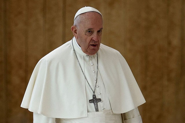 pope francis arrives for the weekly general audience at the paul vi audience hall at the vatican january 12 2022 photo reuters file