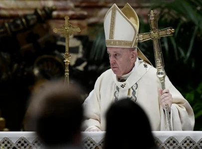 pope denies resignation report says leads normal life after surgery