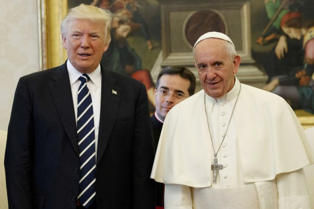 us president donald trump and pope francis meet at the vatican may 24 2017 photo reuters file us president donald trump and pope francis meet at the vatican may 24 2017 photo reuters file