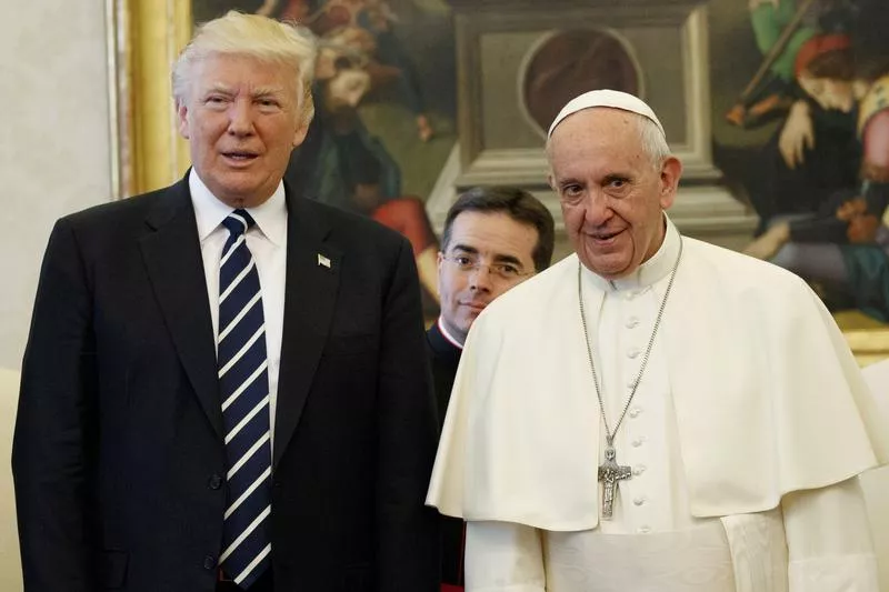 us president donald trump and pope francis meet at the vatican may 24 2017 photo reuters file us president donald trump and pope francis meet at the vatican may 24 2017 photo reuters file