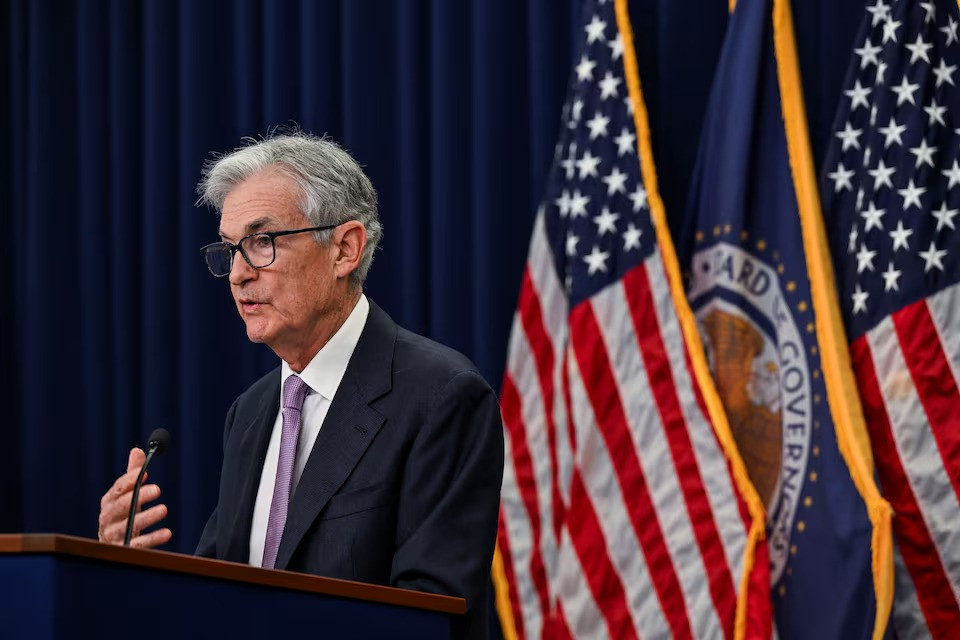 us federal reserve chair jerome powell speaks during a press conference following a two day meeting of the federal open market committee on interest rate policy in washington on november 7 2024 photo reuters