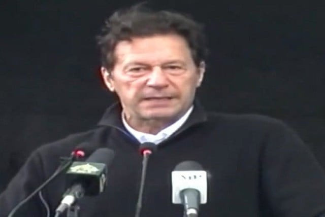 prime minister imran khan addressing a gathering in abottabad on september 6 2021 screengrab prime minister imran khan addressing a gathering in abottabad on september 6 2021 screengrab
