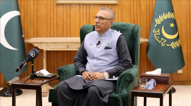 president arif alvi photo aa president arif alvi photo aa