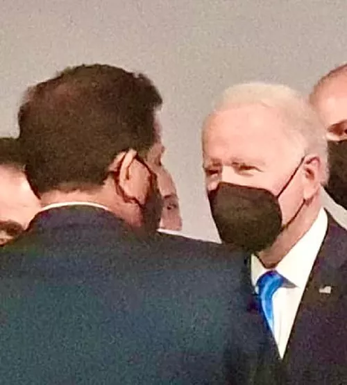 sapm malik amin aslam met with us president joe biden on the second day of the cop26 climate summit in glasgow photo express rina saeed khan sapm malik amin aslam met with us president joe biden on the second day of the cop26 climate summit in glasgow photo express rina saeed khan