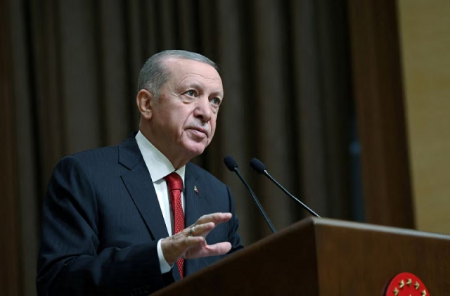 turkey s president tayyip erdogan presents medium term economic programme forecasts in ankara turkey september 6 2023 photo reuters turkey s president tayyip erdogan presents medium term economic programme forecasts in ankara turkey september 6 2023 photo reuters