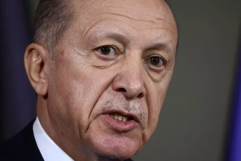 turkish president tayyip erdogan attends a press conference at the chancellery in berlin germany november 17 2023 photo reuters turkish president tayyip erdogan attends a press conference at the chancellery in berlin germany november 17 2023 photo reuters