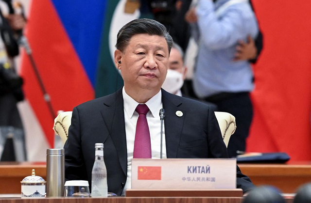 chinese president xi jinping attends a meeting of the council of heads of the shanghai cooperation organization sco member states at a summit in samarkand uzbekistan september 16 2022 photo reuters