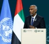 president of the maldives mohamed muizzu delivers a national statement in dubai united arab emirates december 1 2023 photo reuters