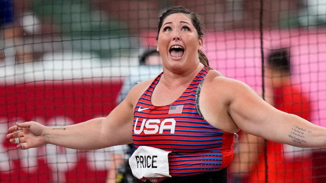 price sets world best in women s weight throw price sets world best in women s weight throw