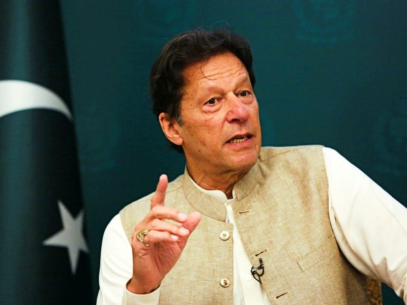 pakistan s prime minister imran khan gestures during an interview with reuters in islamabad pakistan june 4 2021 photo reuters