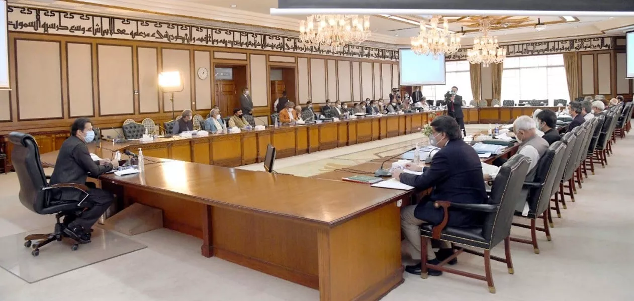 prime minister imran khan chairs meeting of the federal cabinet held in islamabad on march 16 2021 photo pid file prime minister imran khan chairs meeting of the federal cabinet held in islamabad on march 16 2021 photo pid file