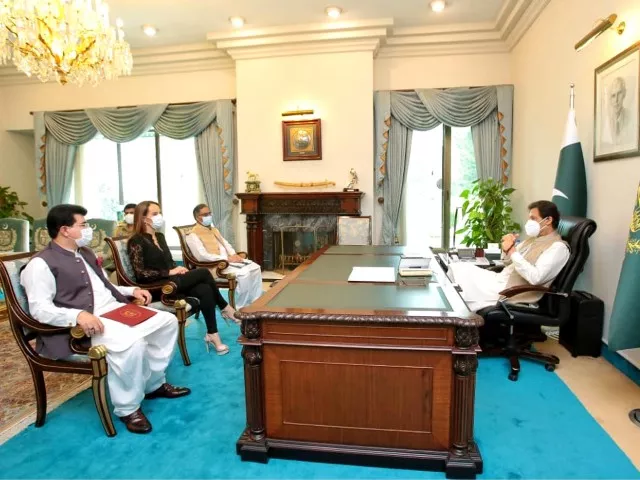 president of inter parliamentary union ipu ms gabriela cuevas barron called on prime minister imran khan in islamabad on august 24 2020 photo pid president of inter parliamentary union ipu ms gabriela cuevas barron called on prime minister imran khan in islamabad on august 24 2020 photo pid