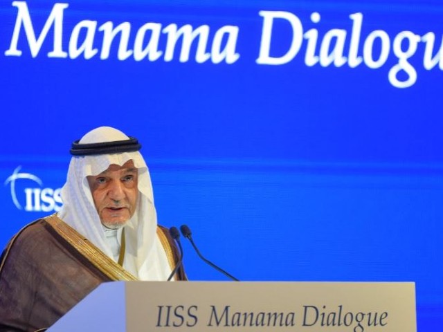 saudi prince strongly assails israel at bahrain summit