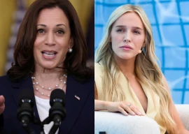 kamala harris faces backlash over podcast rumors amid hurricane helene recovery efforts