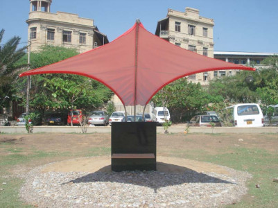 indus valley student designs shade for clifton beach