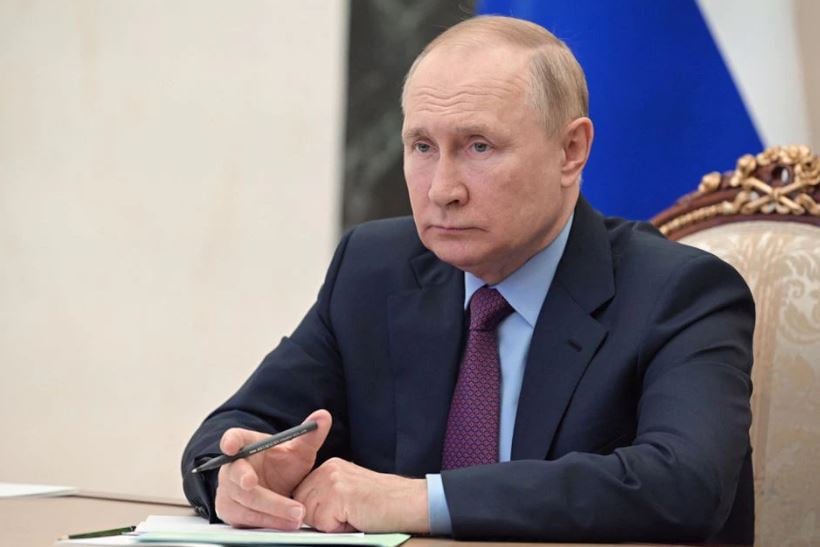 russian president vladimir putin chairs a meeting on the development of the country s metallurgical sector via a video link at the kremlin in moscow russia august 1 2022 photo reuters