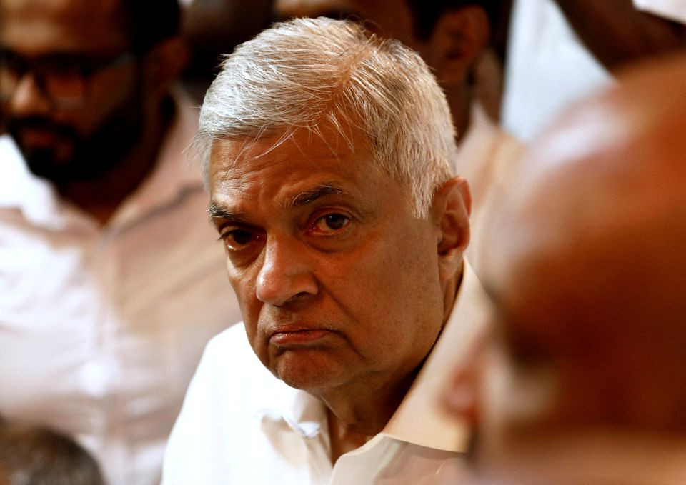 ranil wickremesinghe newly appointed prime minister arrives at a buddhist temple after his swearing in ceremony amid the country s economic crisis in colombo sri lanka may 12 2022 reuters