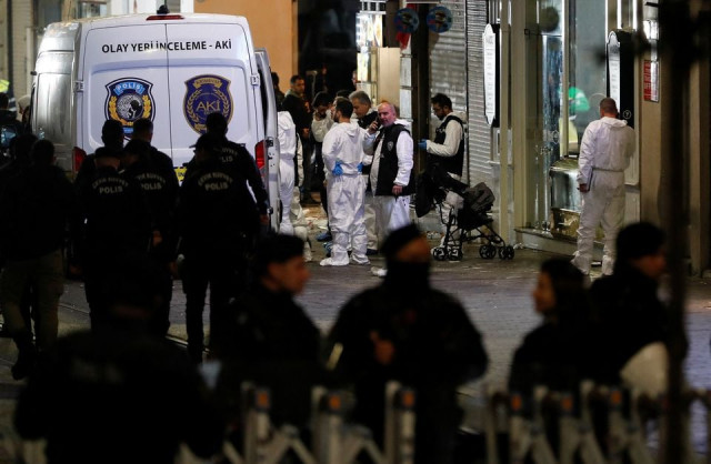 members of the forensics pack a baby trolley that was left behind near the scene of an explosion on busy pedestrian istiklal street in istanbul turkey november 13 2022 reuters members of the forensics pack a baby trolley that was left behind near the scene of an explosion on busy pedestrian istiklal street in istanbul turkey november 13 2022 reuters