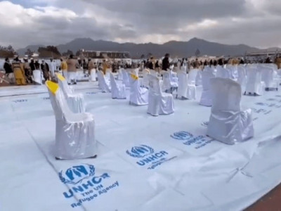 tents meant for flood affectees used at jui f convention tents meant for flood affectees used at jui f convention