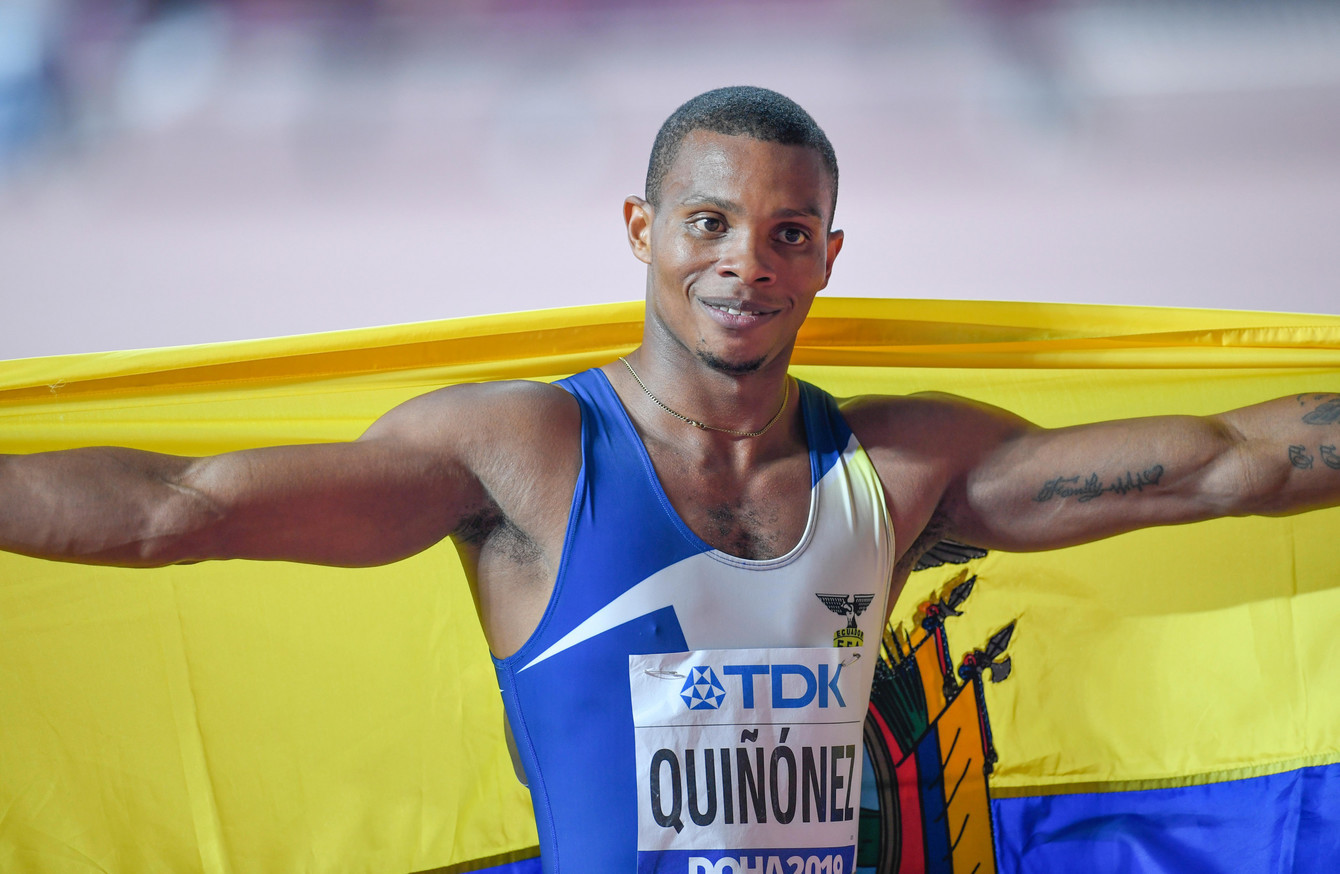 Photo of Ecuadorian Olympic sprinter Alex Quinonez shot dead