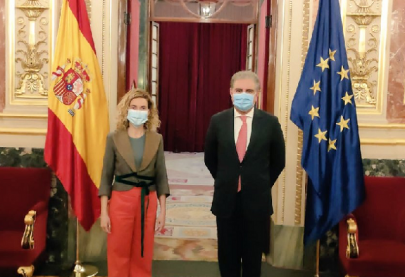 fm qureshi discusses fatf afghan situation with spanish leadership