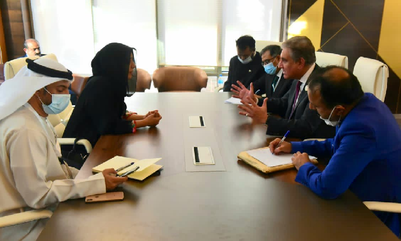 foreign minister shah mahmood qureshi meeting uae minister of state reem al hashimi on the sidelines of the 47th session cfm in niamey niger photo twitter foreignofficepk