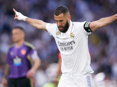 benzema hits hat trick in madrid rout