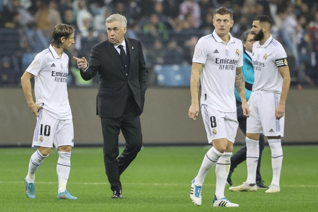 ancelotti s wobbling madrid face stern athletic test ancelotti s wobbling madrid face stern athletic test