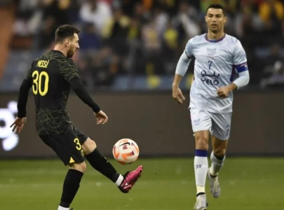 ronaldo messi roll back the years in thriller